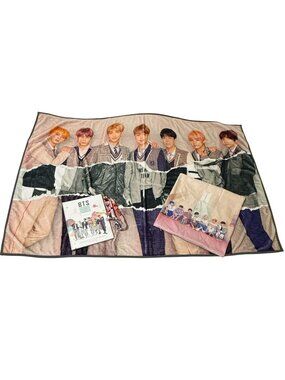 BTS Bangtan Boys Love Yourself Blanket Pillow Cover Lanyard Ultimate Fan Book